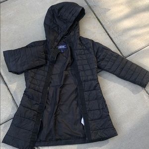Lands end girls (s/4) proma loft down black parka